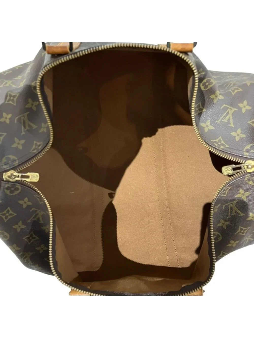 Louis Vuitton Keepall 50 Monogram Boston Bag Canvas